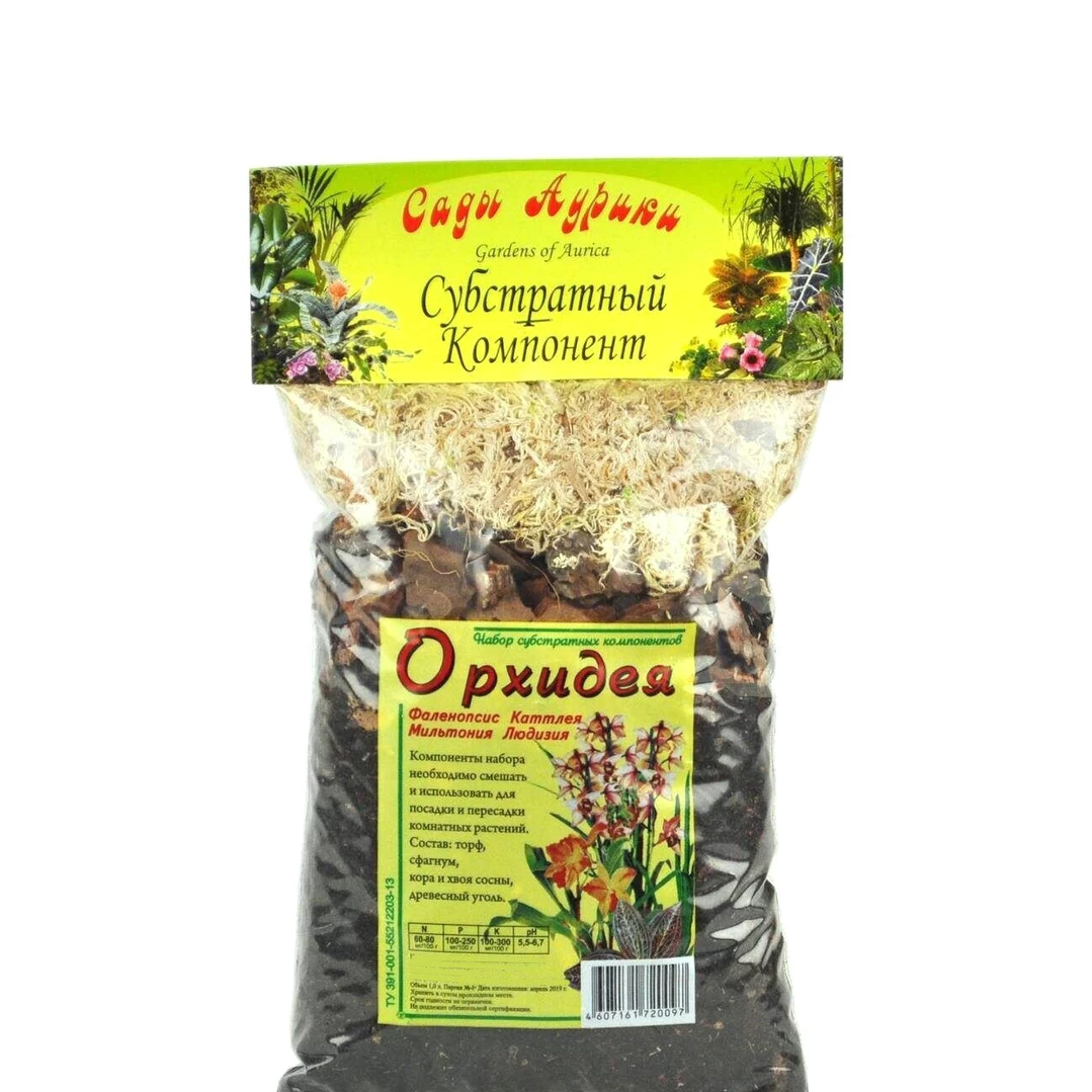 Субстрат Сады Аурики для орхидей,1л
