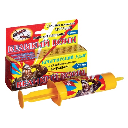 Великий воин гель 45г муравьи