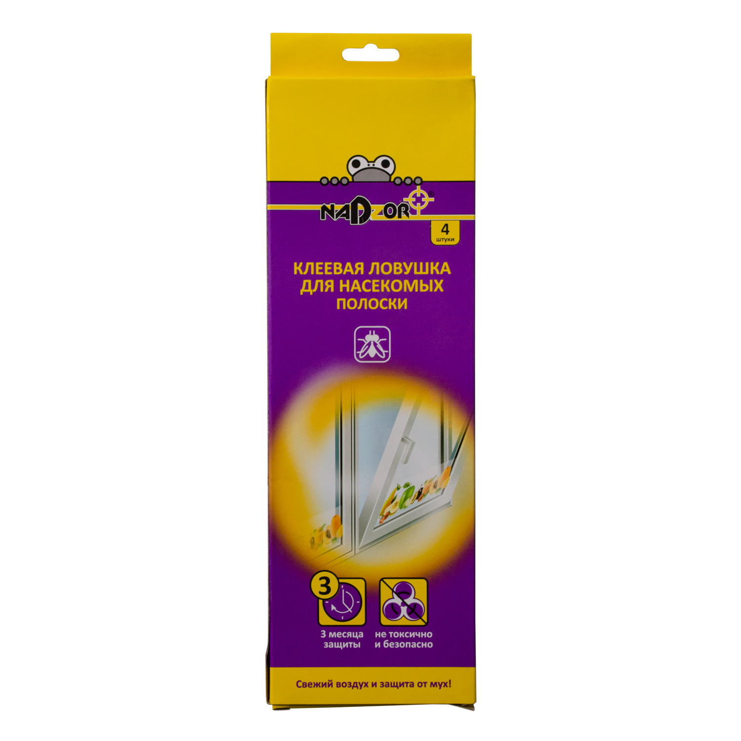 Клеевая ловушка Надзор от летающих насекомых Полоска на окно