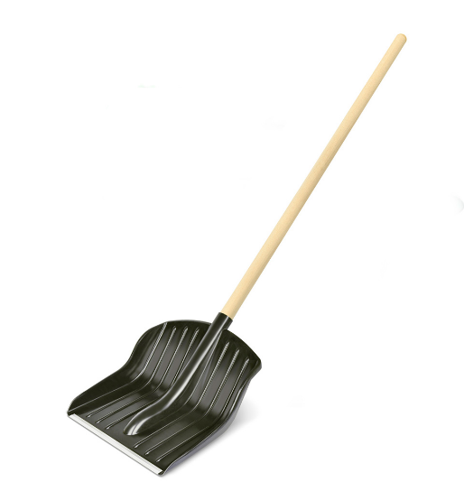 Лопата снеговая Форза пластик с черенком С650
